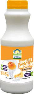 Yogurt 500 g bebible sabor a durazno