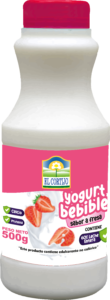 Yogurt 500 g bebible sabor a fresa